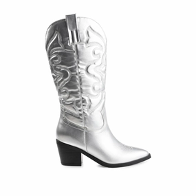 CHANTRY COWGIRL VEGAN LEATHER BOOTS IN WIDE CALF Harley Boots