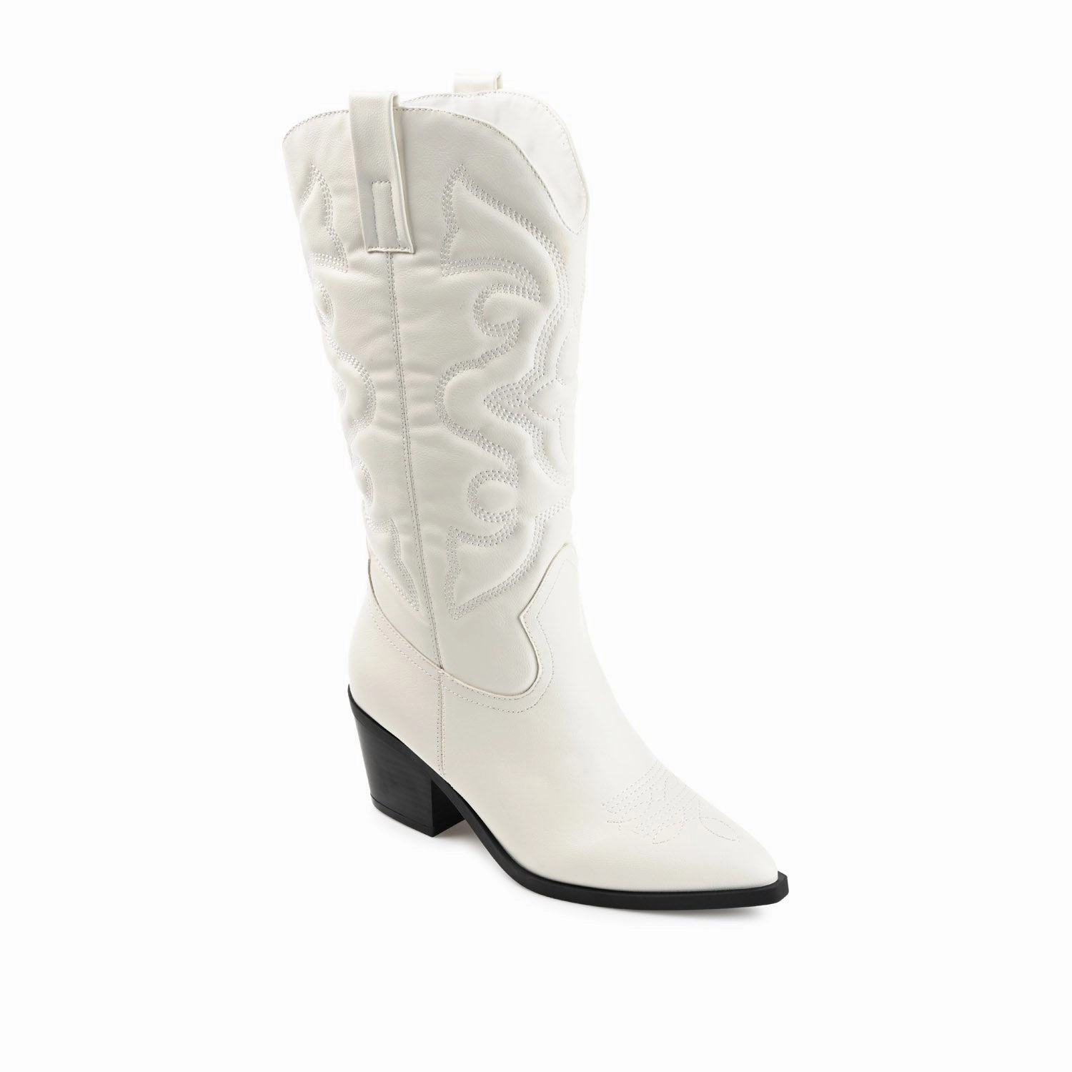 CHANTRY COWGIRL VEGAN LEATHER BOOTS IN WIDE CALF Tech 10 Boots