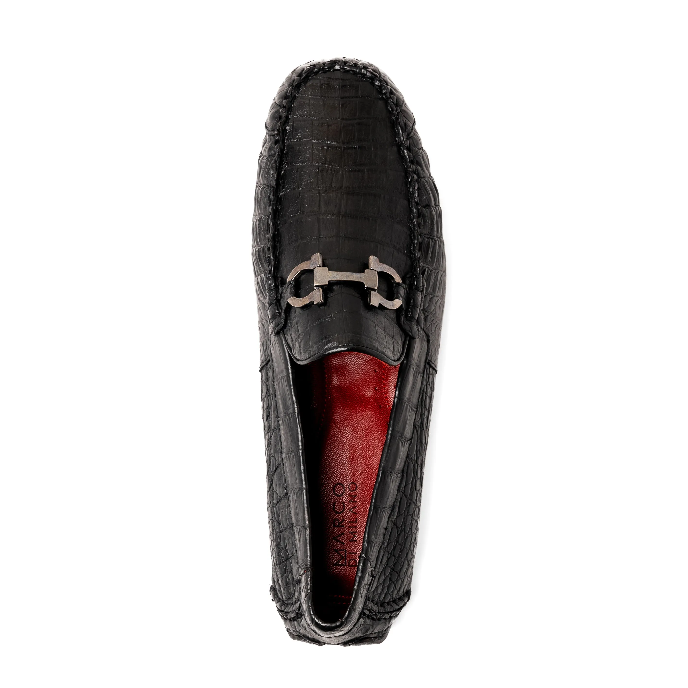 Parma Black Leather Loafers On Sale