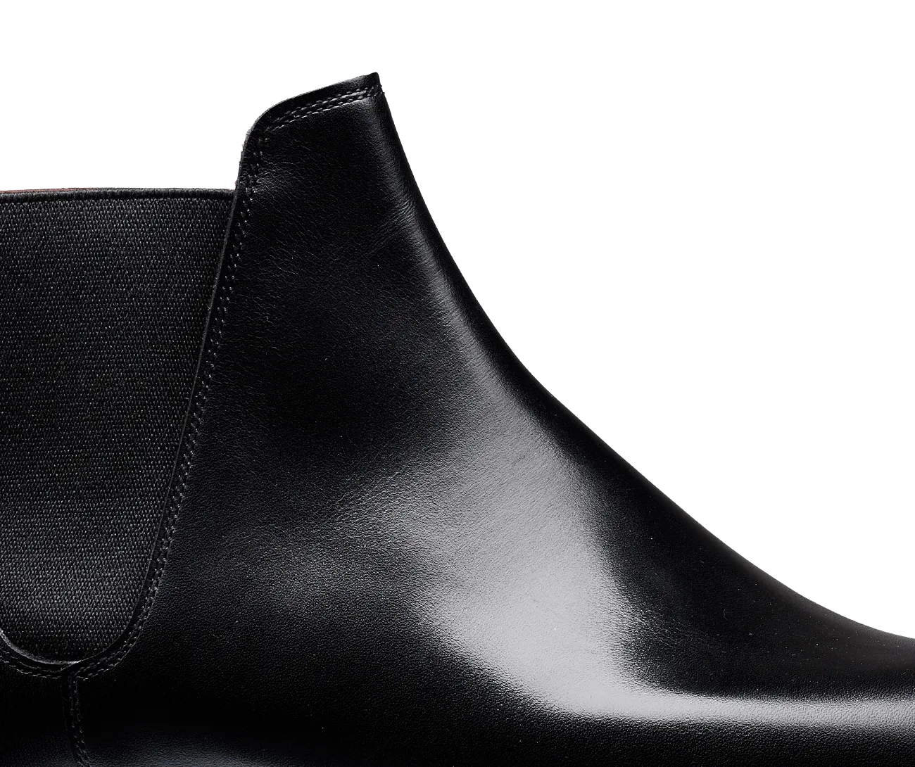 Narrow Calf Leather Boots Chelsea 8 Black Calf