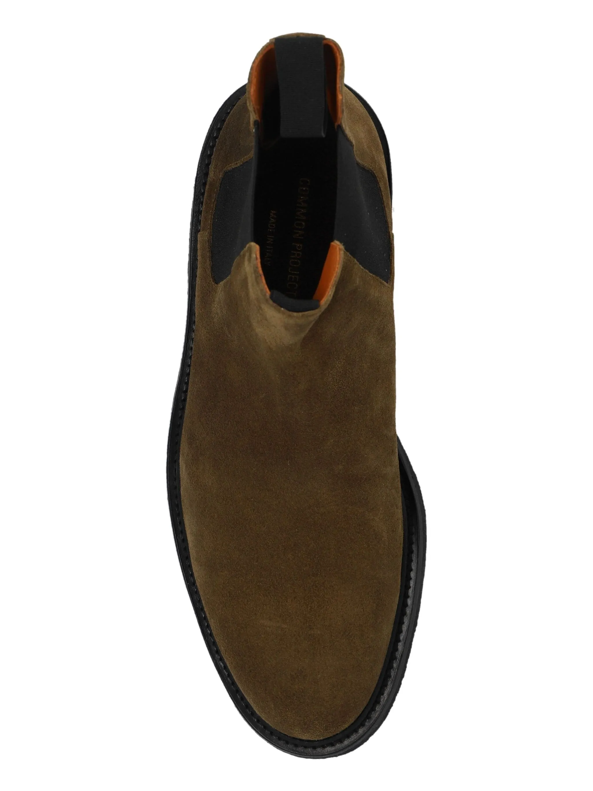 Sorel Ona Ave Boots Chelsea Classic In Waxed Suede Olive