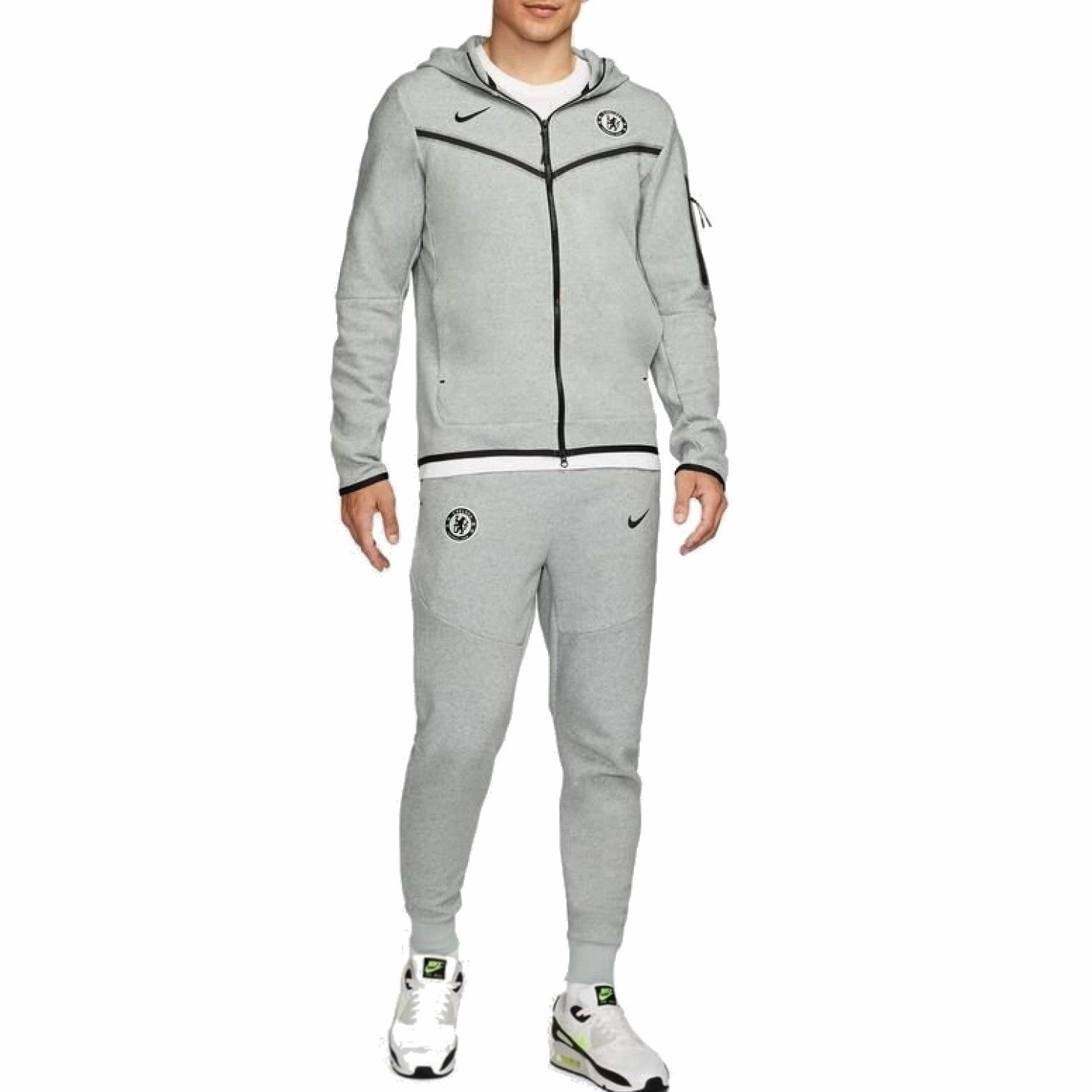 Chelsea FC grey Tech Fleece presentation tracksuit 2023/24 - Nike Snowboard Boots Sale