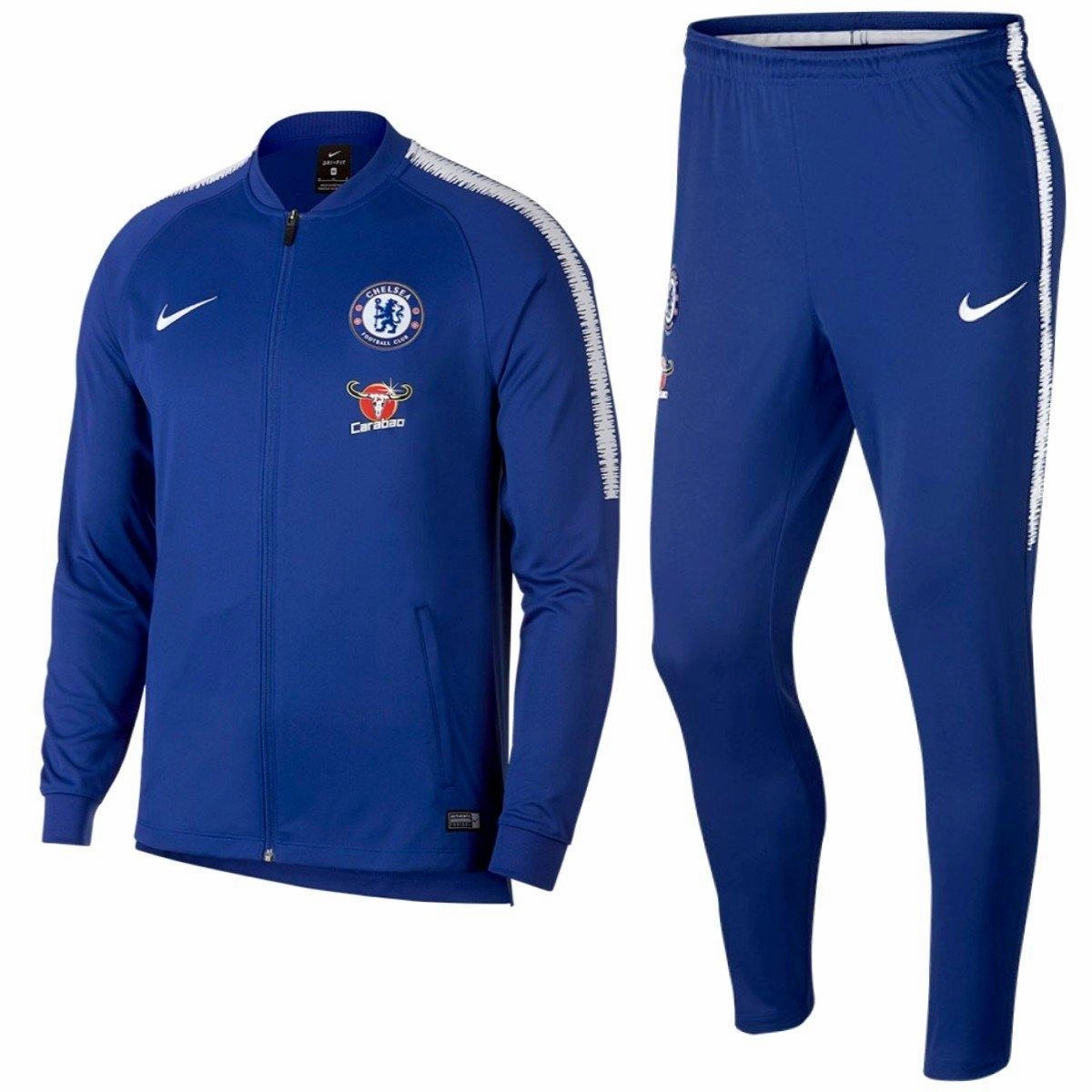 Chelsea Fc Training Presentation Soccer Tracksuit 2018/19 Blue - Nike Boots For Men Outfit