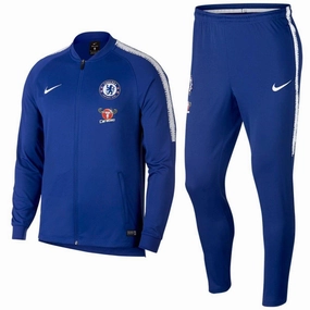 Chelsea Fc Training Presentation Soccer Tracksuit 2018/19 Blue - Nike Boots Military