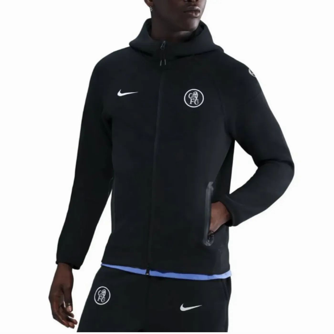 Lightning Boots Chelsea UCL Tech Fleece presentation tracksuit 2025/26 - Nike