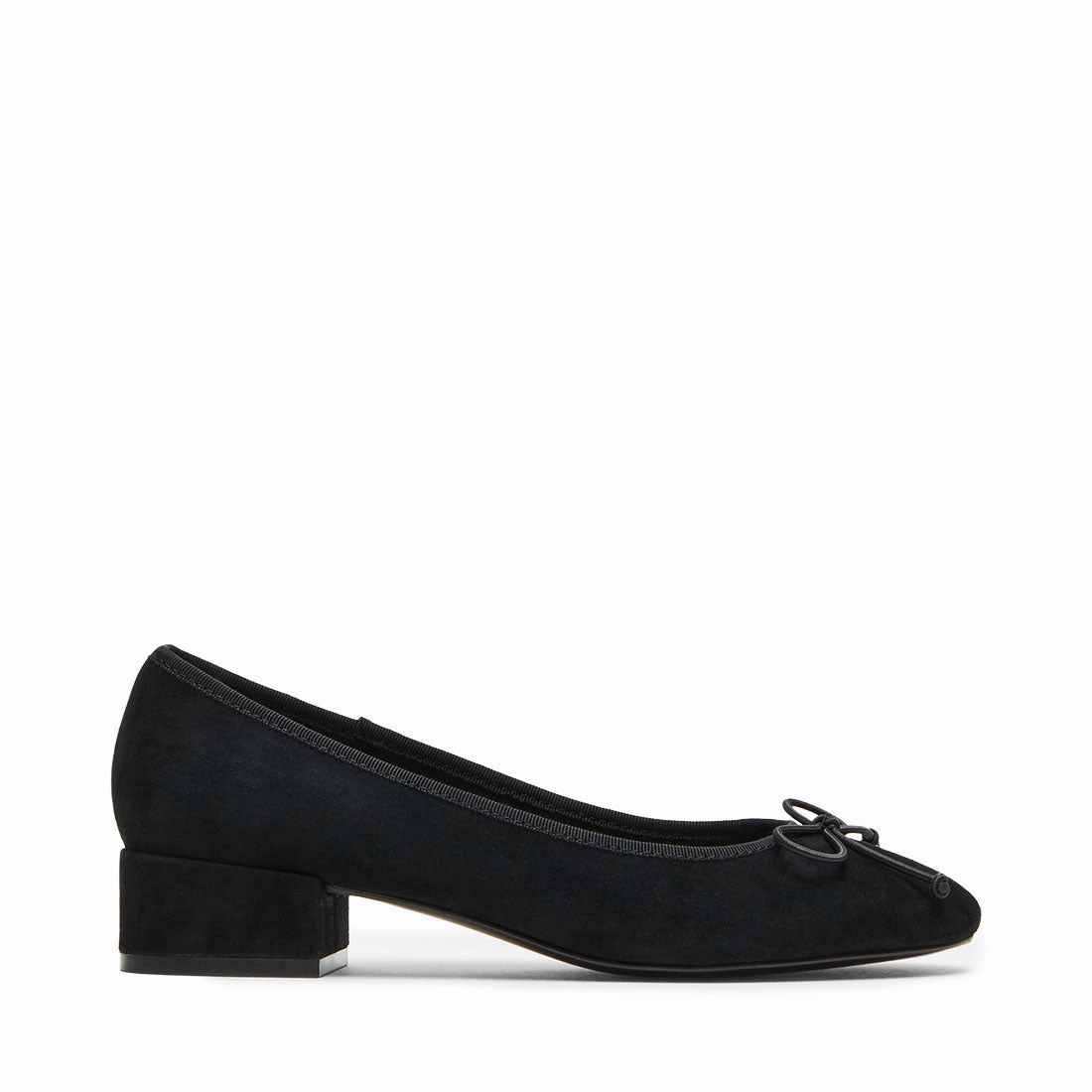 Shoes Made For Flat Feet Cherisher Flat Shoe BLACK SUEDE