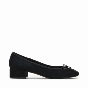 Sun And Stone Shoes Flats Cherisher Flat Shoe BLACK SUEDE