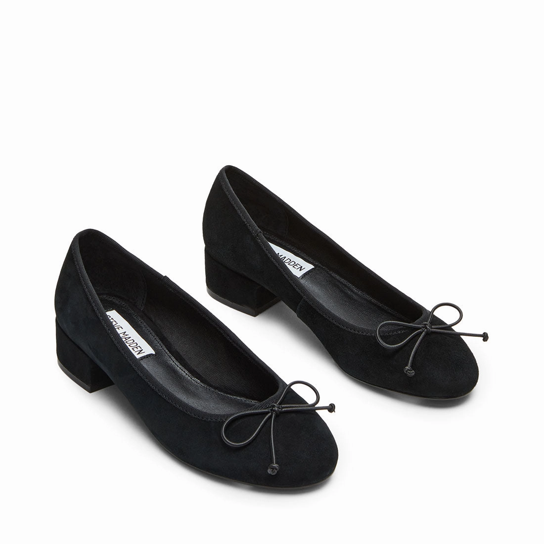 Best Shoe For Feet Cherisher Flat Shoe BLACK SUEDE