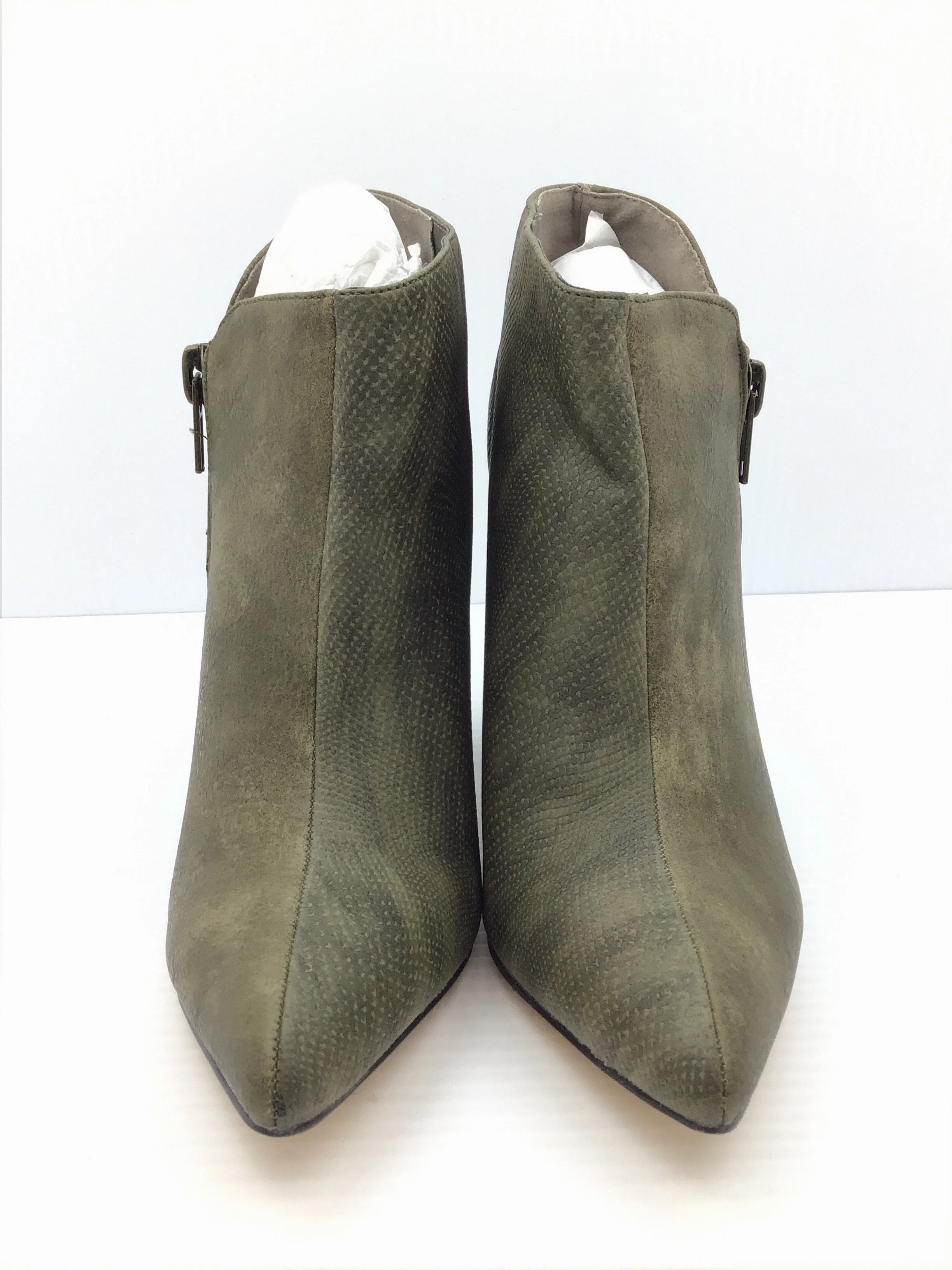 Boots Ankle Heels By Michael Antonio  Size: 9 Black Leather Ankle Boots