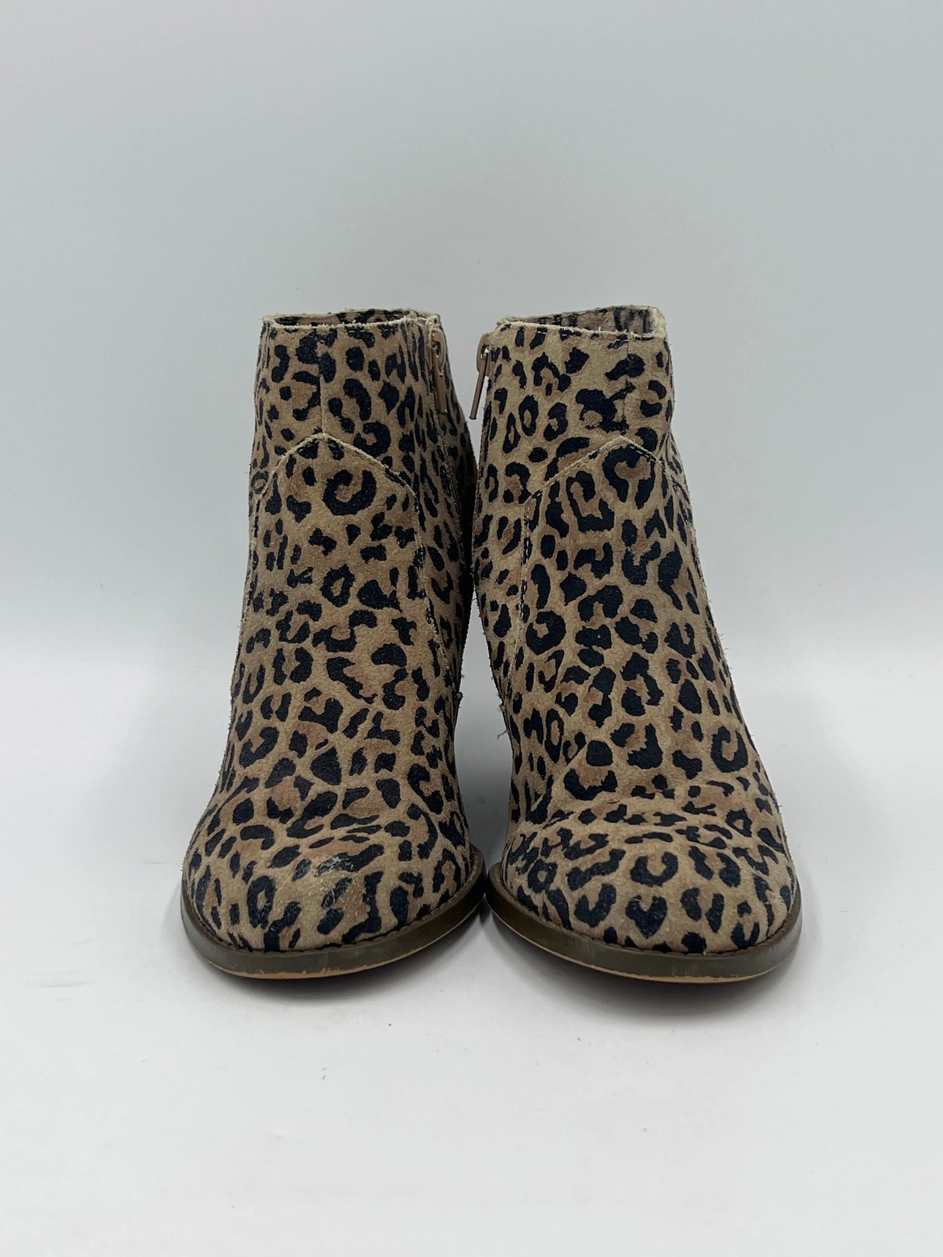 Casual Suede Ankle Boots Boots Ankle Heels By Sole Society  Size: 7.5