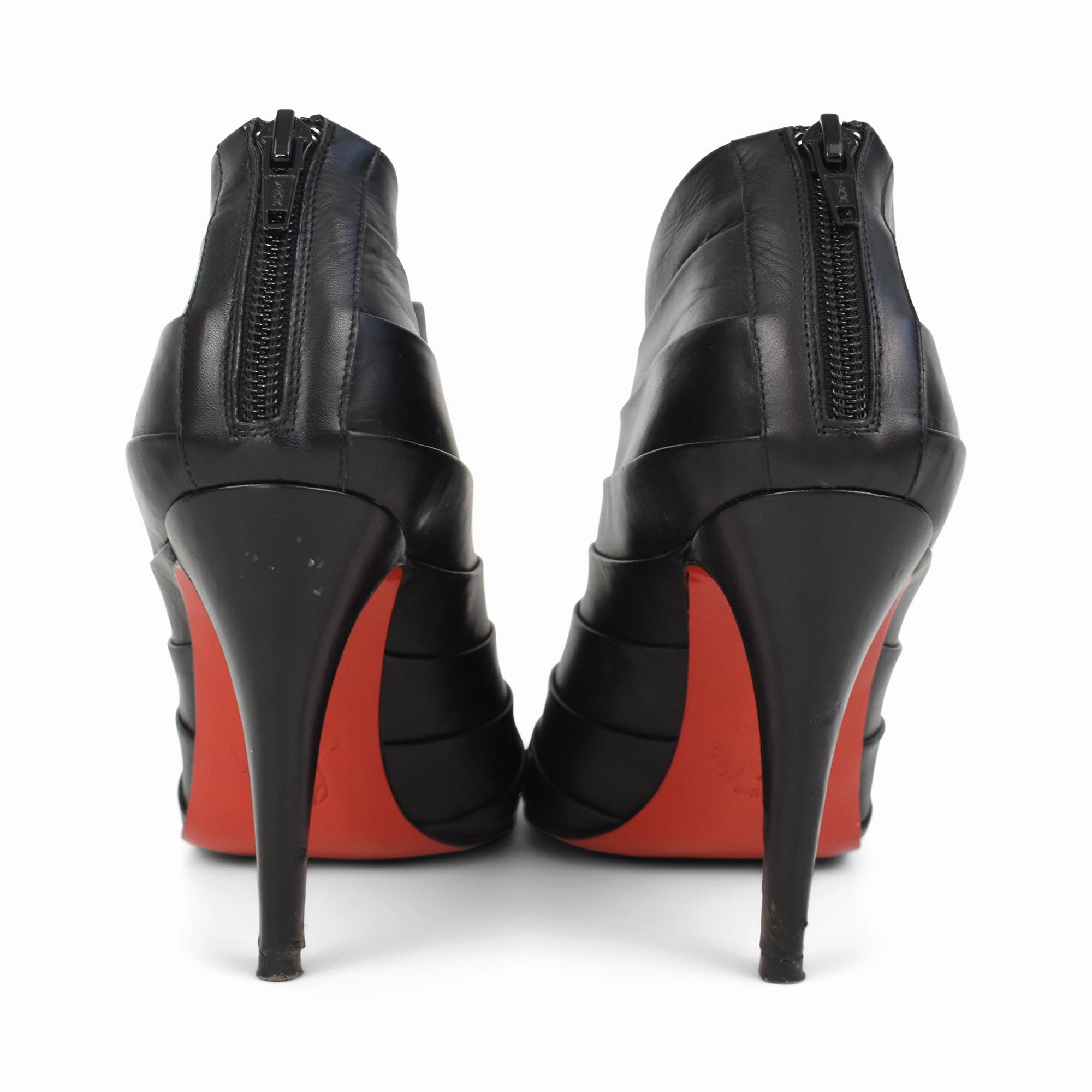 Christian Louboutin 'Oron' Booties - Women's 37.5 Thin Heel Ankle Boots