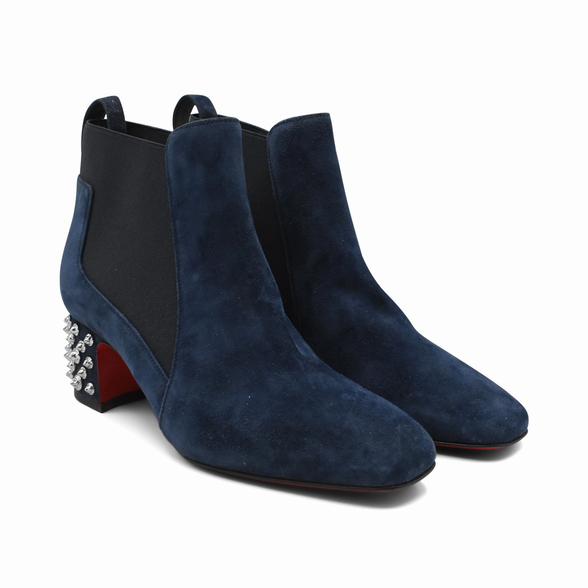 Christian Louboutin 'Study 55' Boots - Women's 35.5 Footglove Leather Ankle Boots