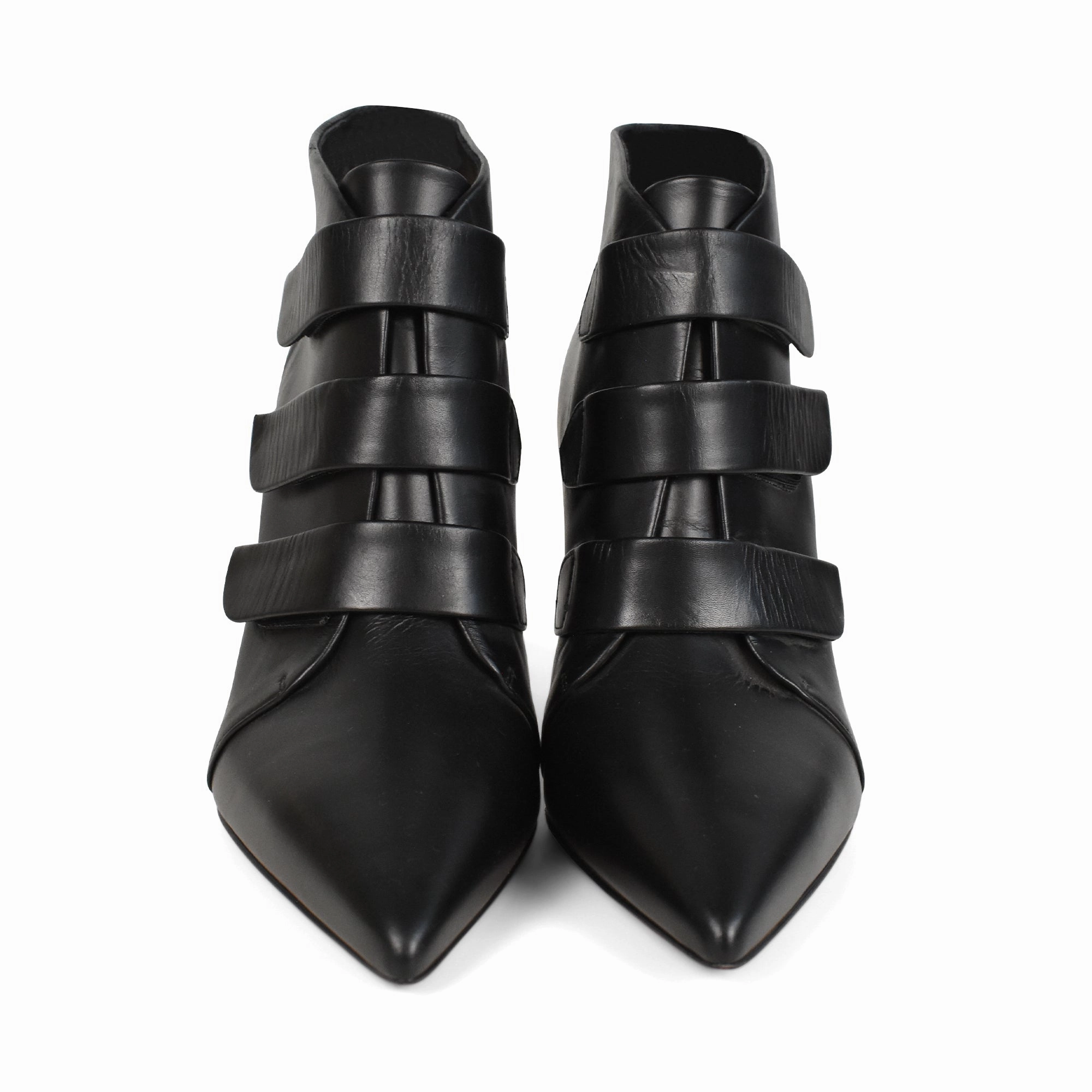 Leather Mid Ankle Boots Christian Louboutin 'Trini' Boots - Women's 35