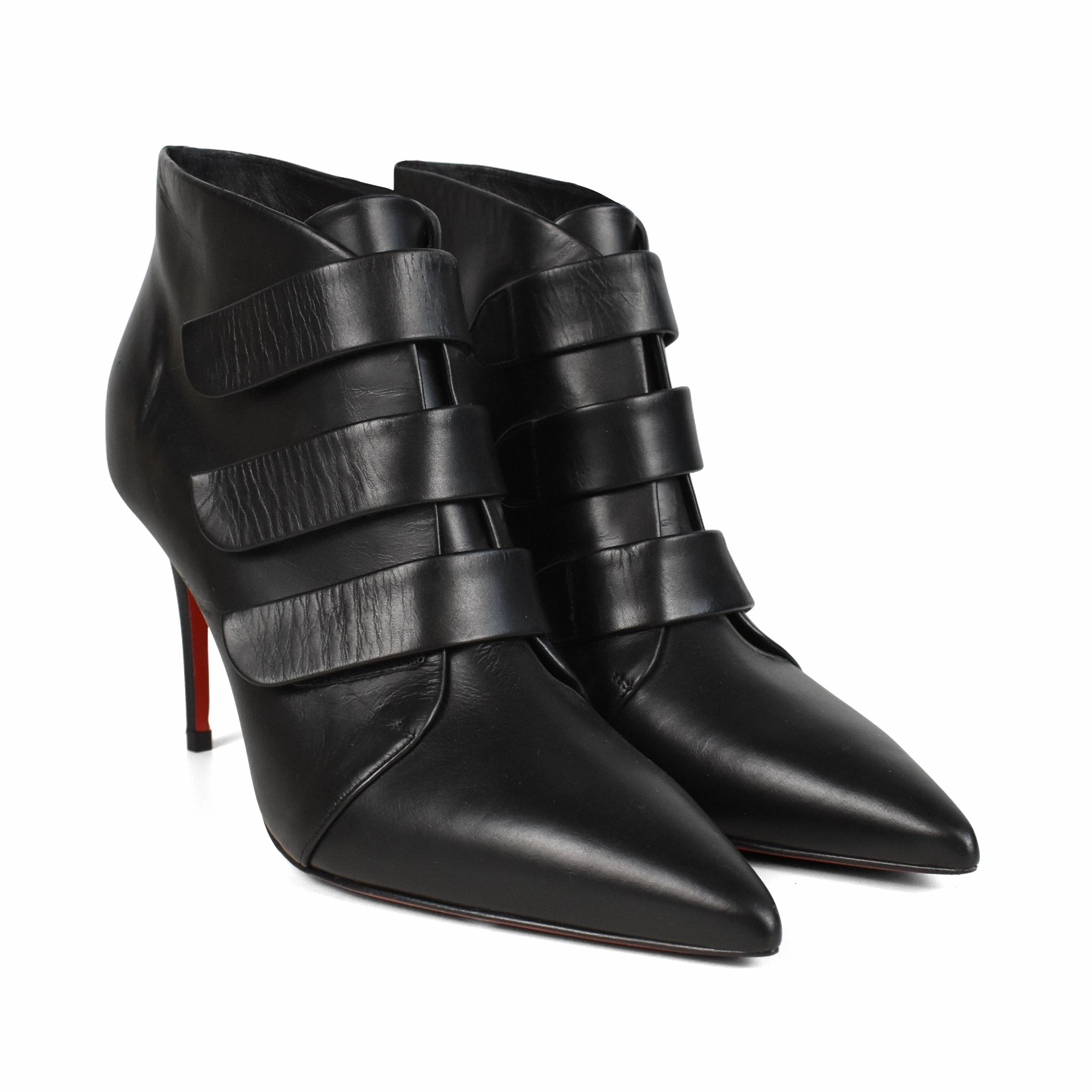 Biker Ankle Boots Christian Louboutin 'Trini' Boots - Women's 35