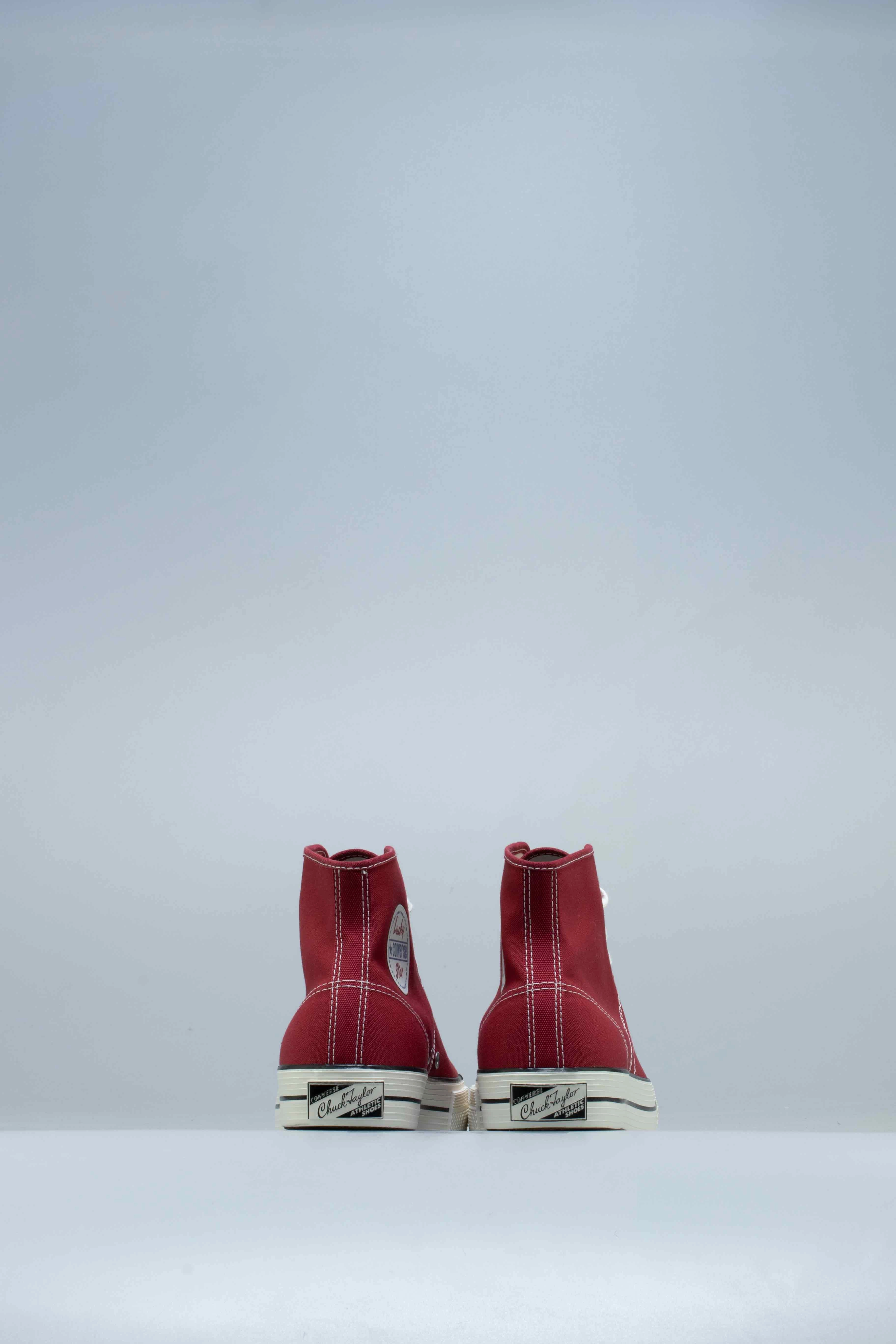 Chuck Taylor All Star Hi Mens Shoes - Garnet Red/Egret White Air Zoom Crossover Basketball Shoes