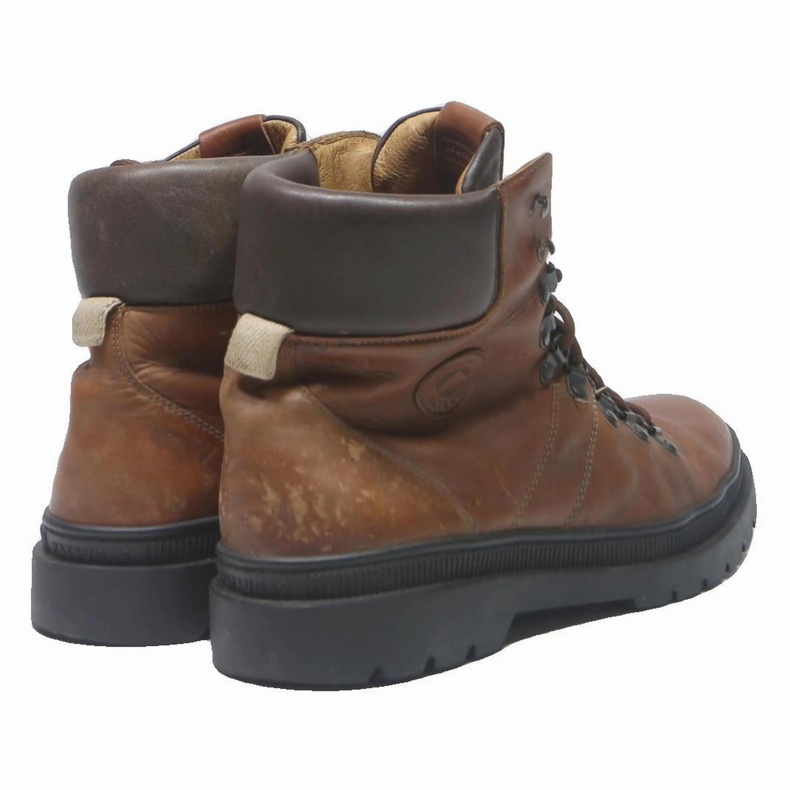 PATAUGAS Mens Brown Leather Lace-Up Boots UK 11 Comfort Durable Outdoor Style Clarks Boots