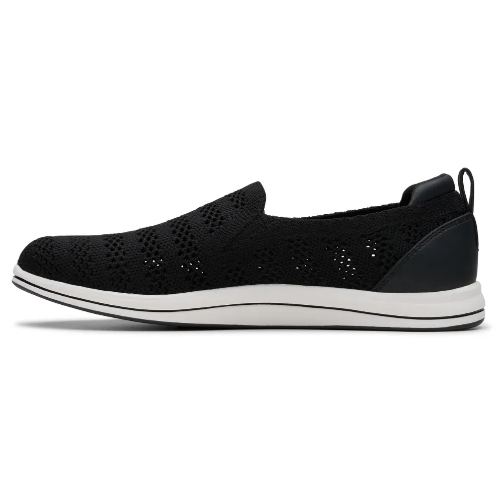 Clarks Breezey Izzy Black Slip-On Shoe (Women's)