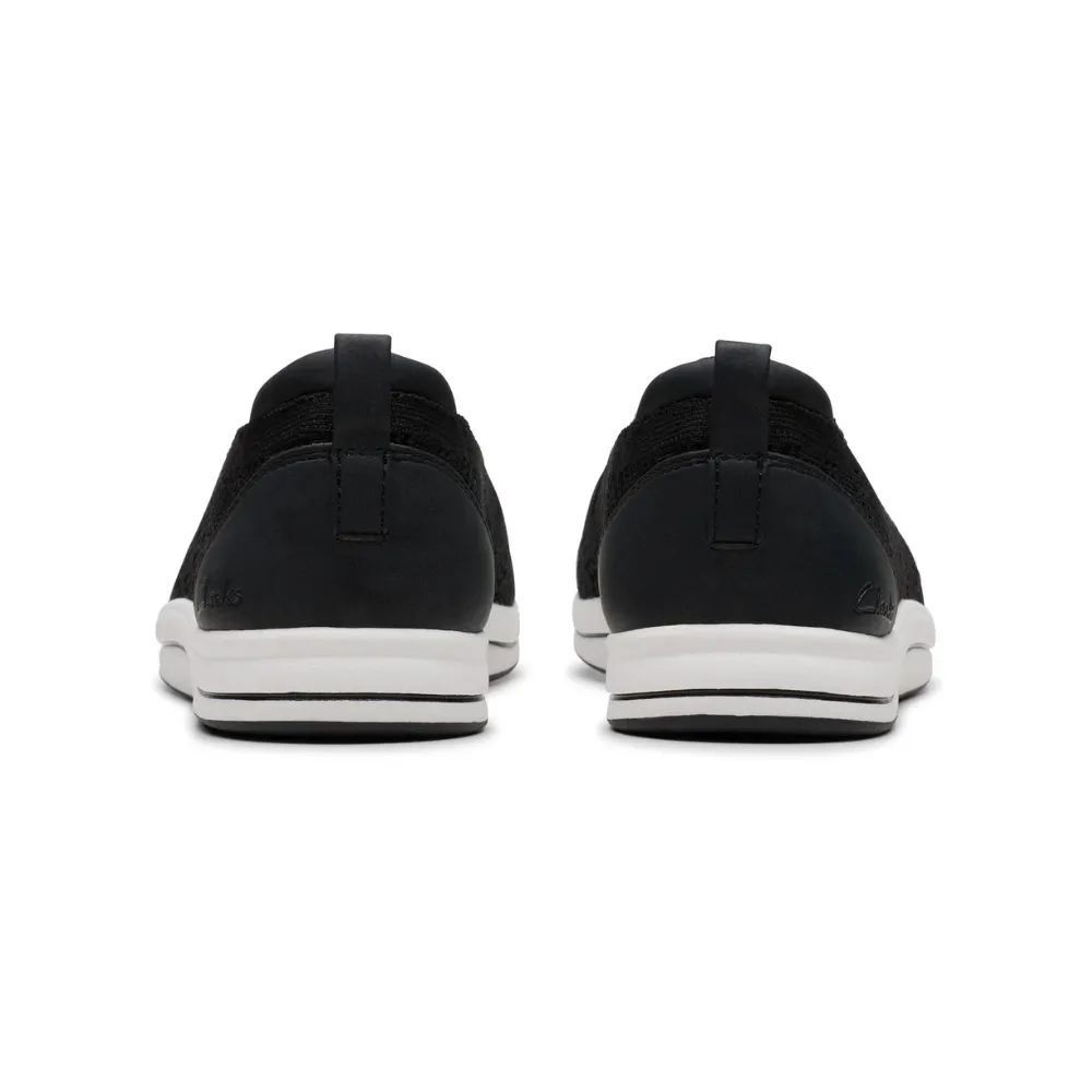 Clarks Breezey Izzy Black Slip-On Shoe (Women's)