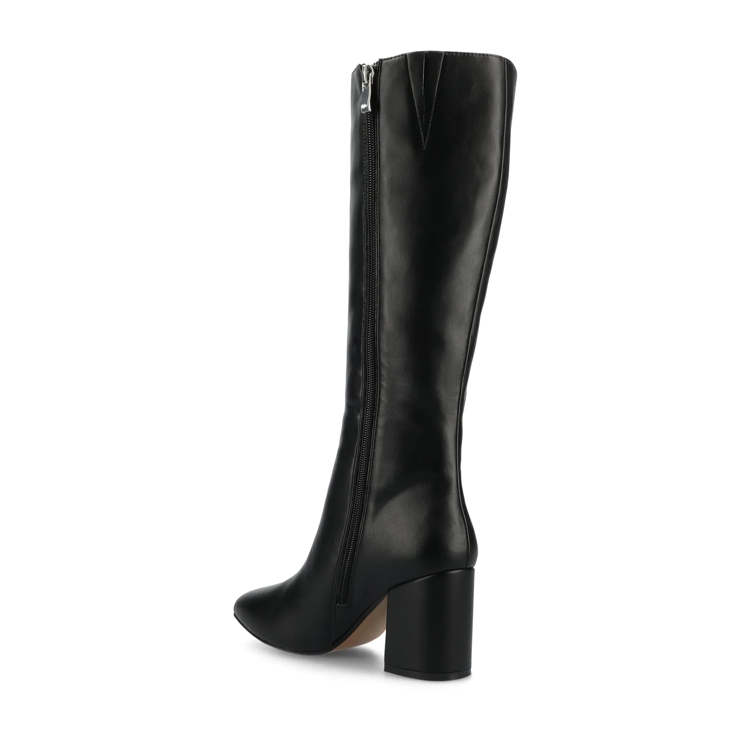 Boots Style AMEYLIA VEGAN LEATHER KNEE-HIGH BOOTS IN WIDE WIDTH & CALF