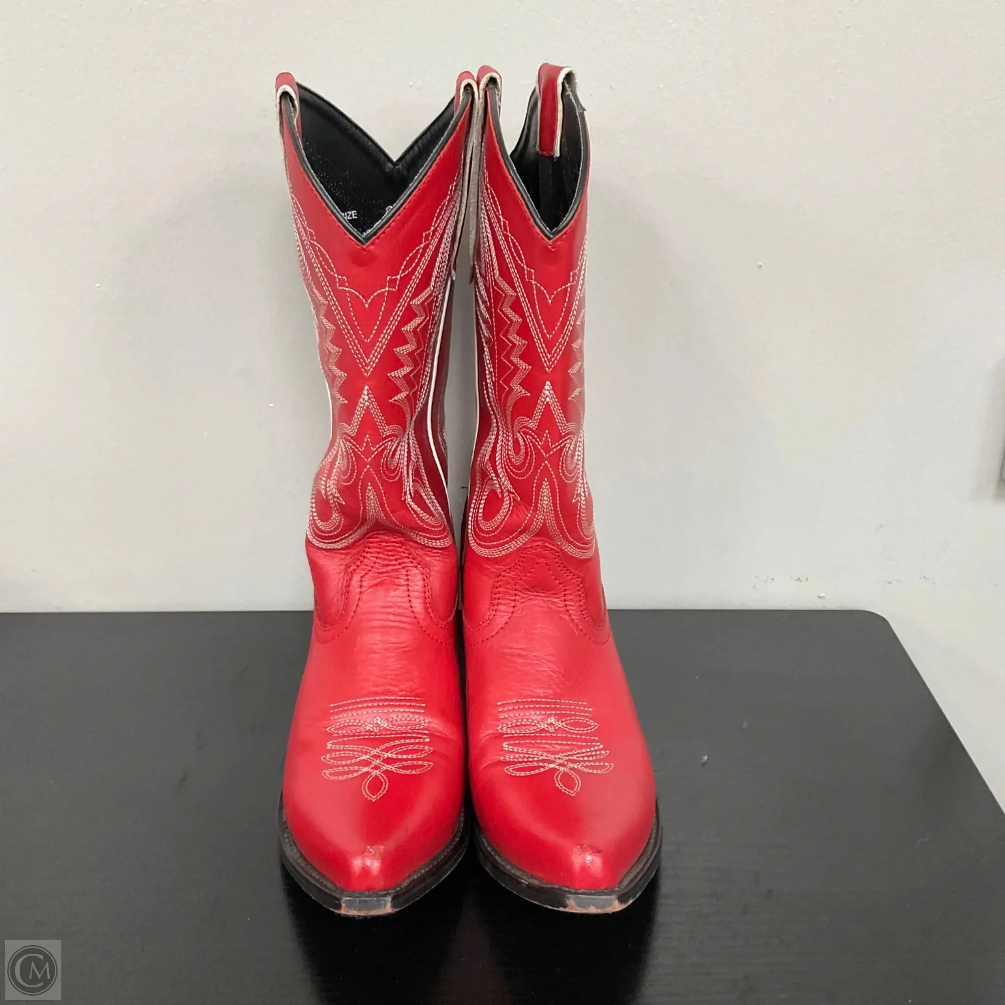 Boots Western By Cmb In Red, Size: 9 Rhino Boots
