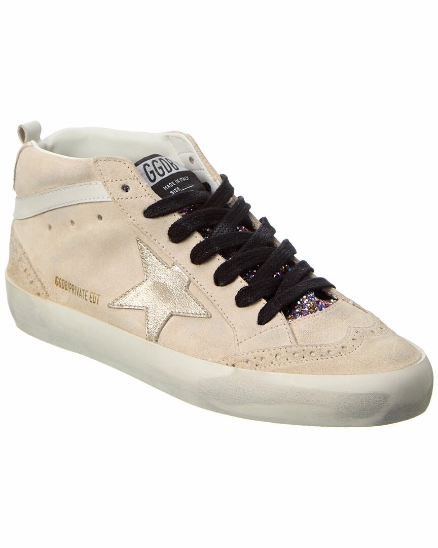 Golden Goose Midstar Suede & Glitter Sneaker Ecco Sneakers