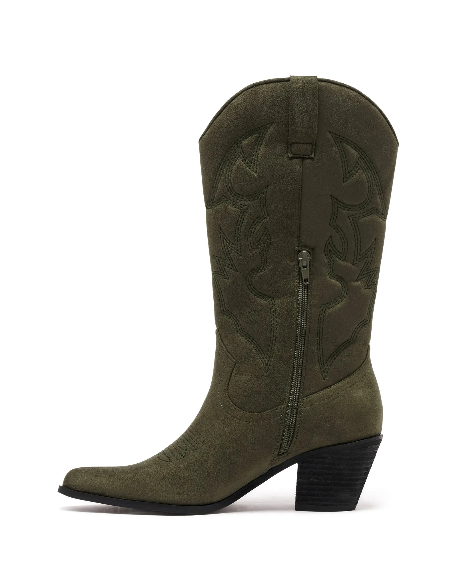 Clayton Cowboy Boot Khaki Suede Rain Boots Hunter