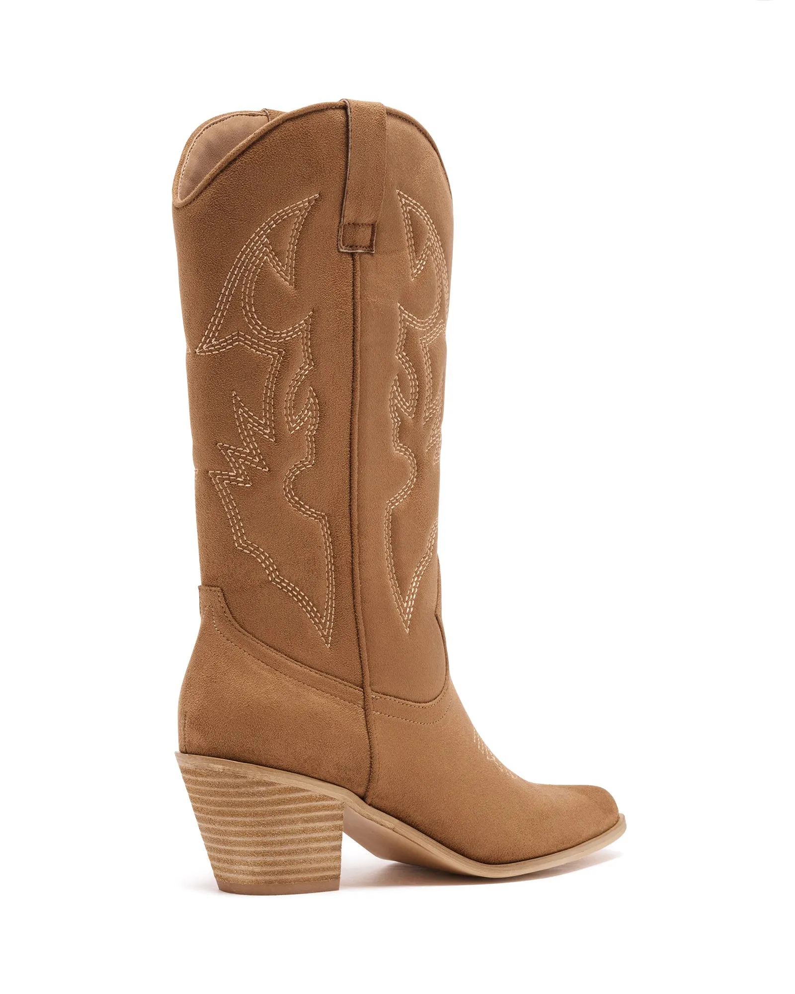 Clayton Cowboy Boot Toffee Suede Quincy Boots