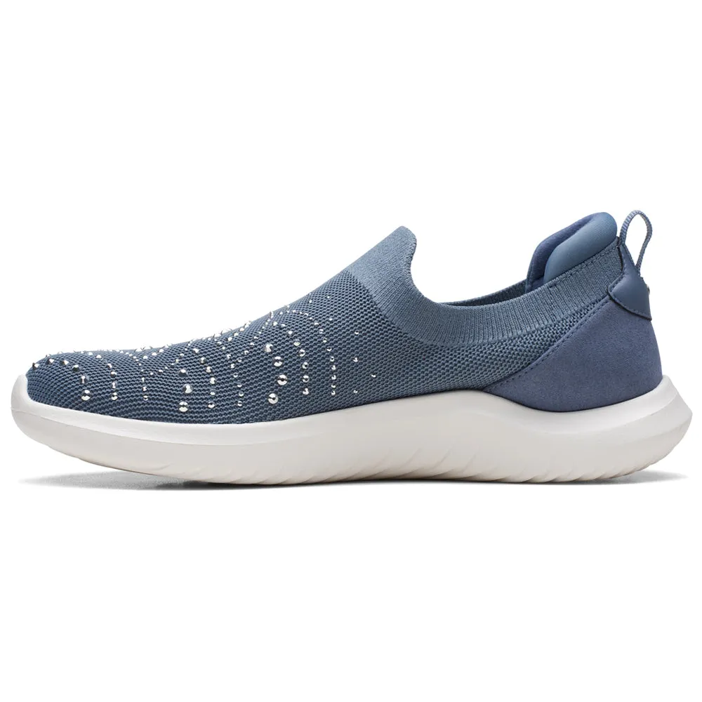 Slip On Ballet Slippers Clarks Nova Gem Denim Slip-On (Women's)