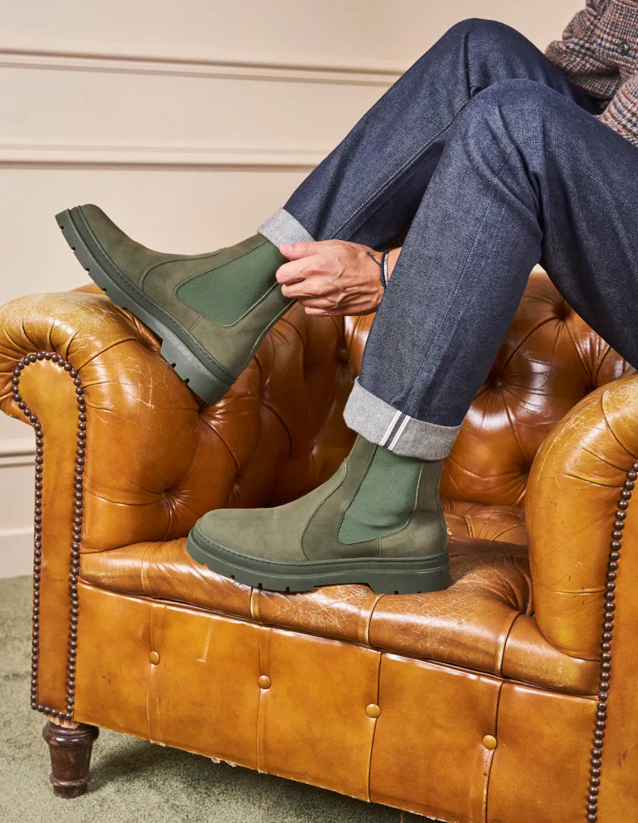 Monkey Boots Bottines Thomas - Nubuck kaki