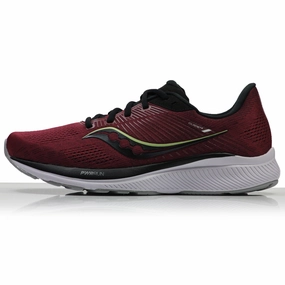Different Types Of Running Shoes Saucony Guide 14 Men's Running Shoe - Mulberry/Lime