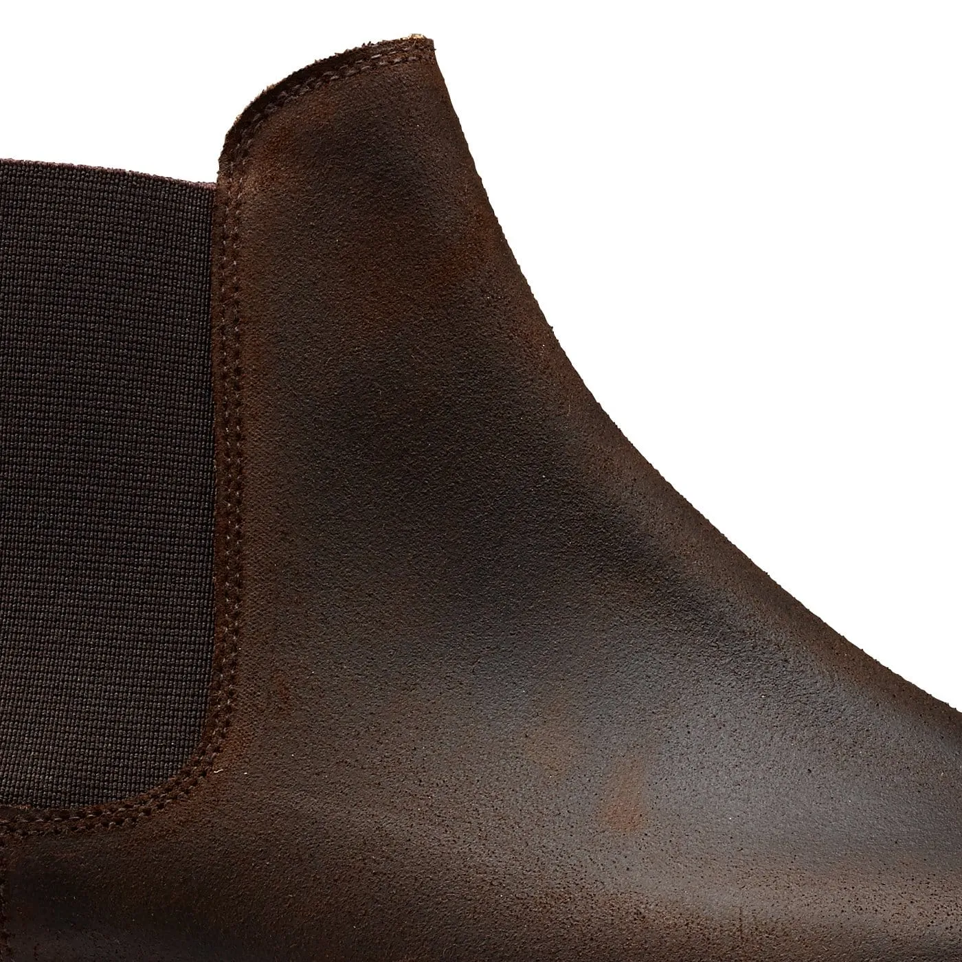 Chelsea 5 Dark Brown Rough-Out Suede Dark Combat Boots