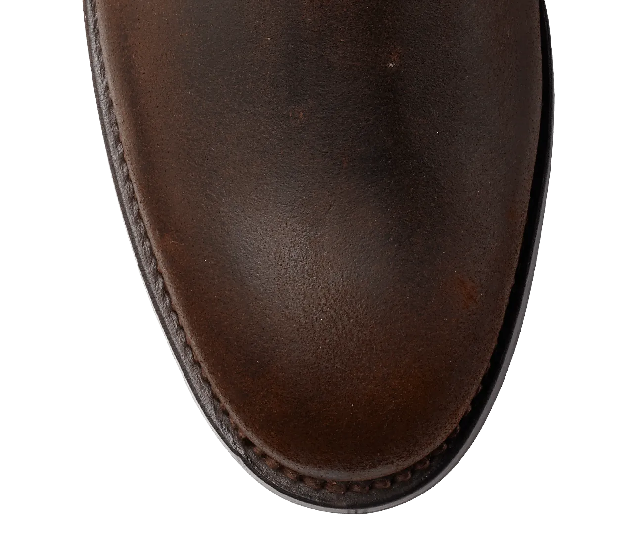 Navy Western Boots Chelsea 5 Dark Brown Rough-Out Suede