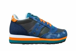 Saucony Original scarpa sneakers da donna Jazz Triple S60567-2 denim blu-arancio Tuxedo Sneakers