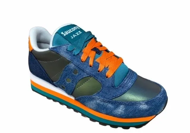 Saucony Original scarpa sneakers da donna Jazz Triple S60567-2 denim blu-arancio Sneakers Prada