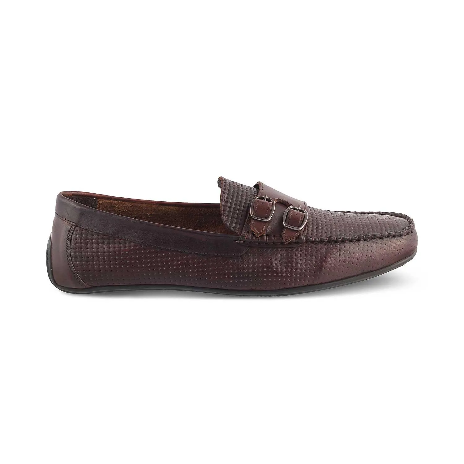 The Yosa Brown Men's Double Monk Shoes Tresmode Derek Guy Loafers