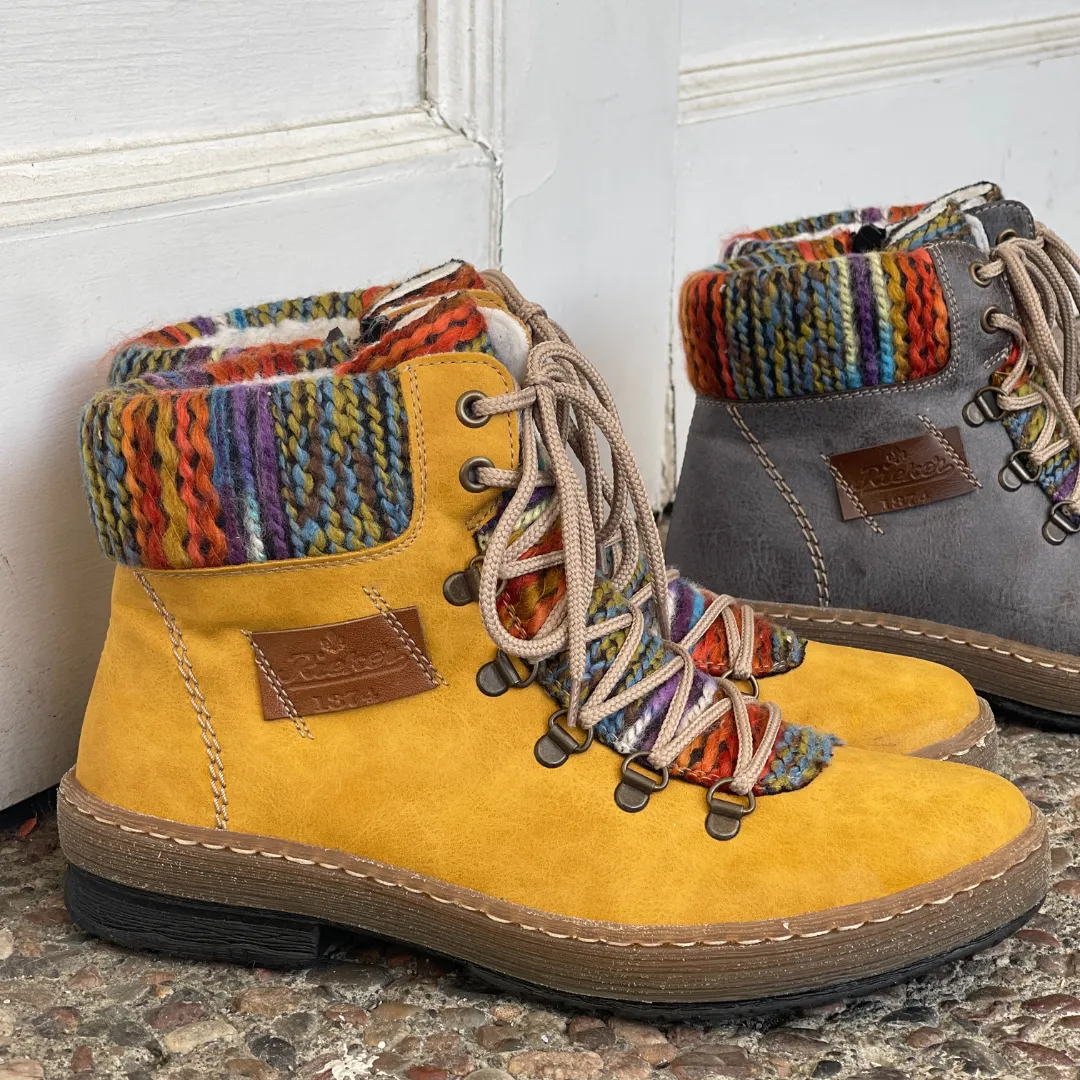 RIEKER Z6743 Silver Flat Bridal Shoes