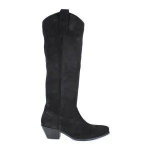Ame Thyst Snip Toe Zippered Boots Black Army Boots