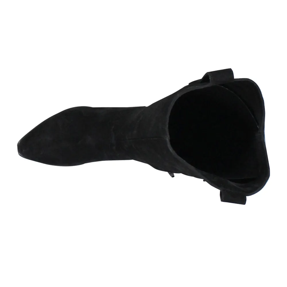 Mons Boots Ame Thyst Snip Toe Zippered Boots