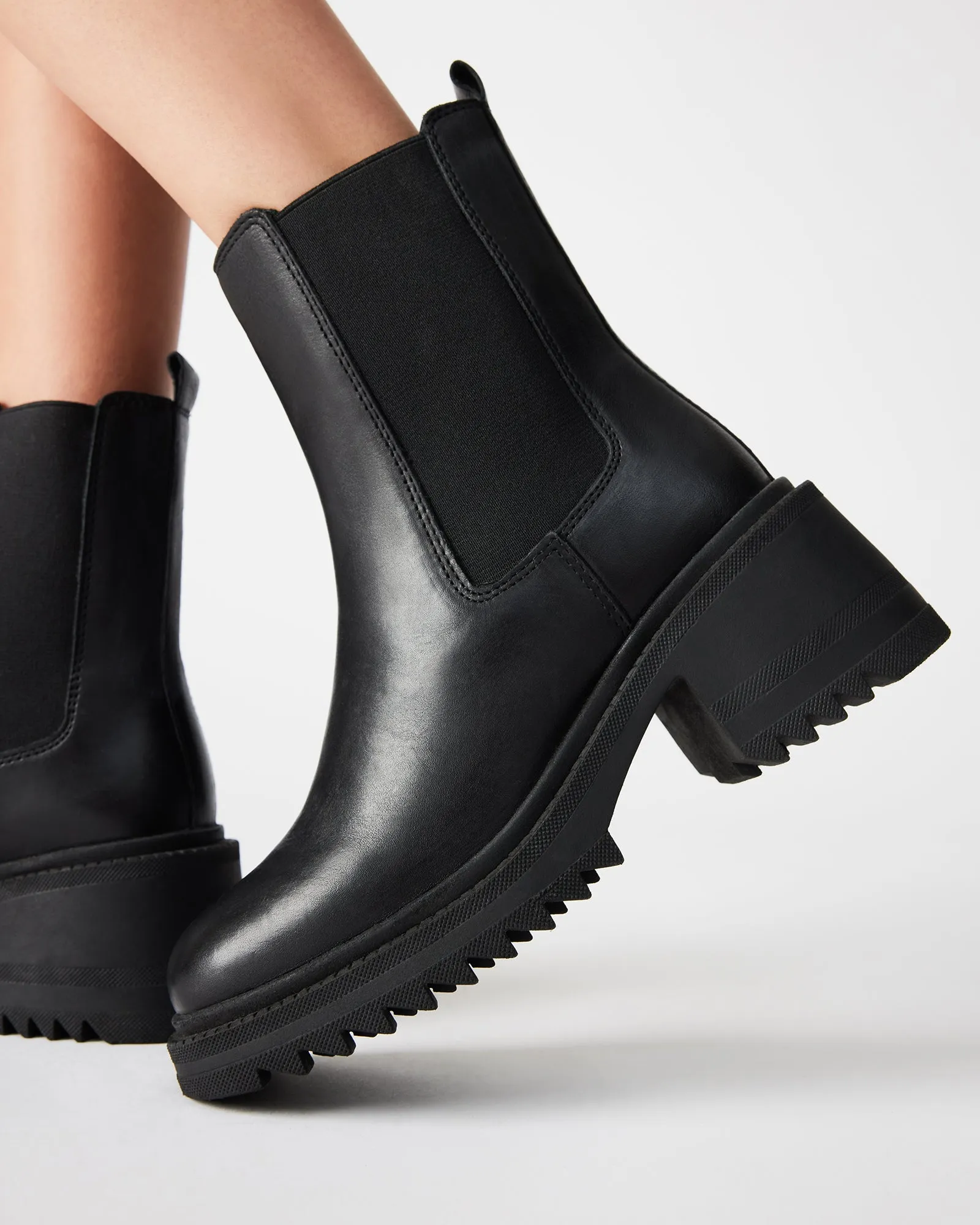 GARTH BLACK LEATHER - SM REBOOTED Boots Made In The Usa