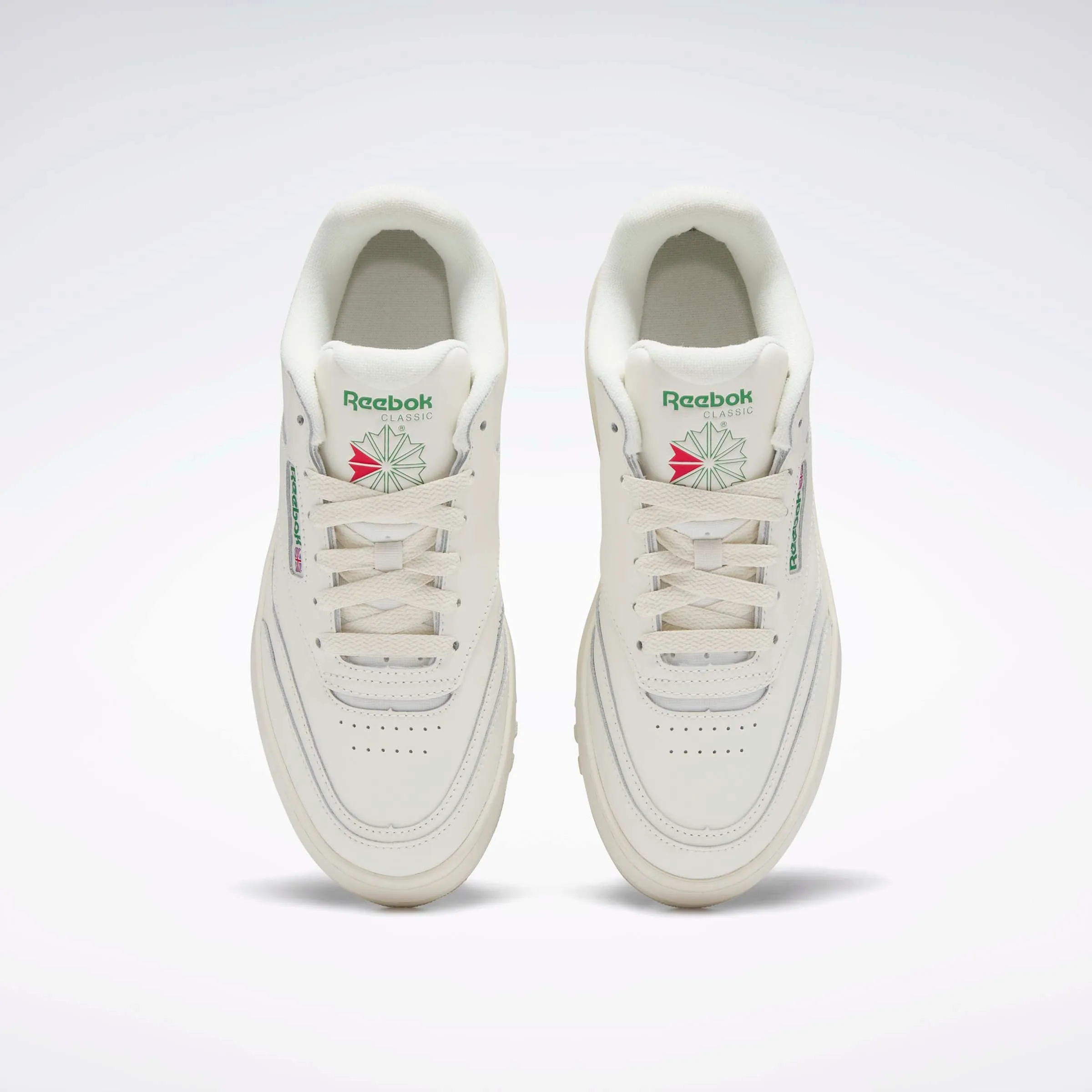 Club C Extra Women's Shoes Chalk/Chalk/Glen Green Kids Tennis Shoes