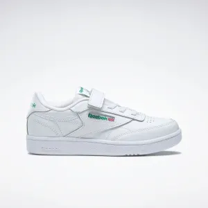 Federer Tennis Shoes Jordan Club C Shoes White/Glen Green/Vector Blue