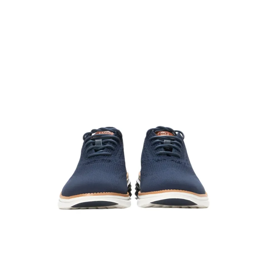 Woven Penny Loafers Cole Haan Hurrion Stitchlite Wingtip Oxford Shoes - Navy