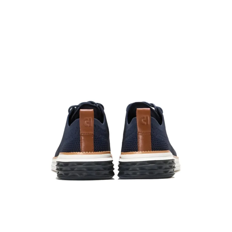 Cole Haan Hurrion Stitchlite Wingtip Oxford Shoes - Navy Loafers Tuxedo