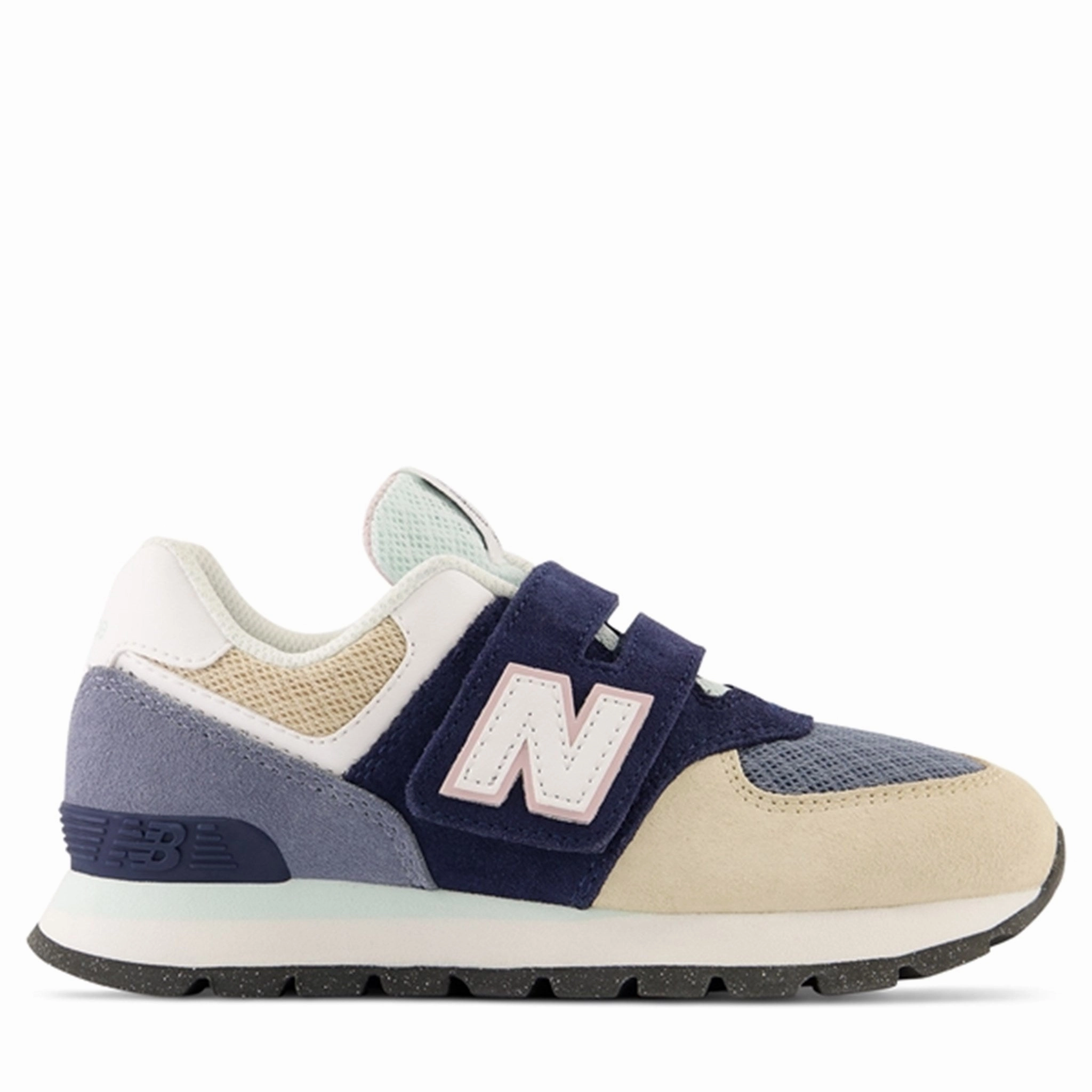 New Balance 574 Navy Sneakers Pink Rick Owens Sneakers