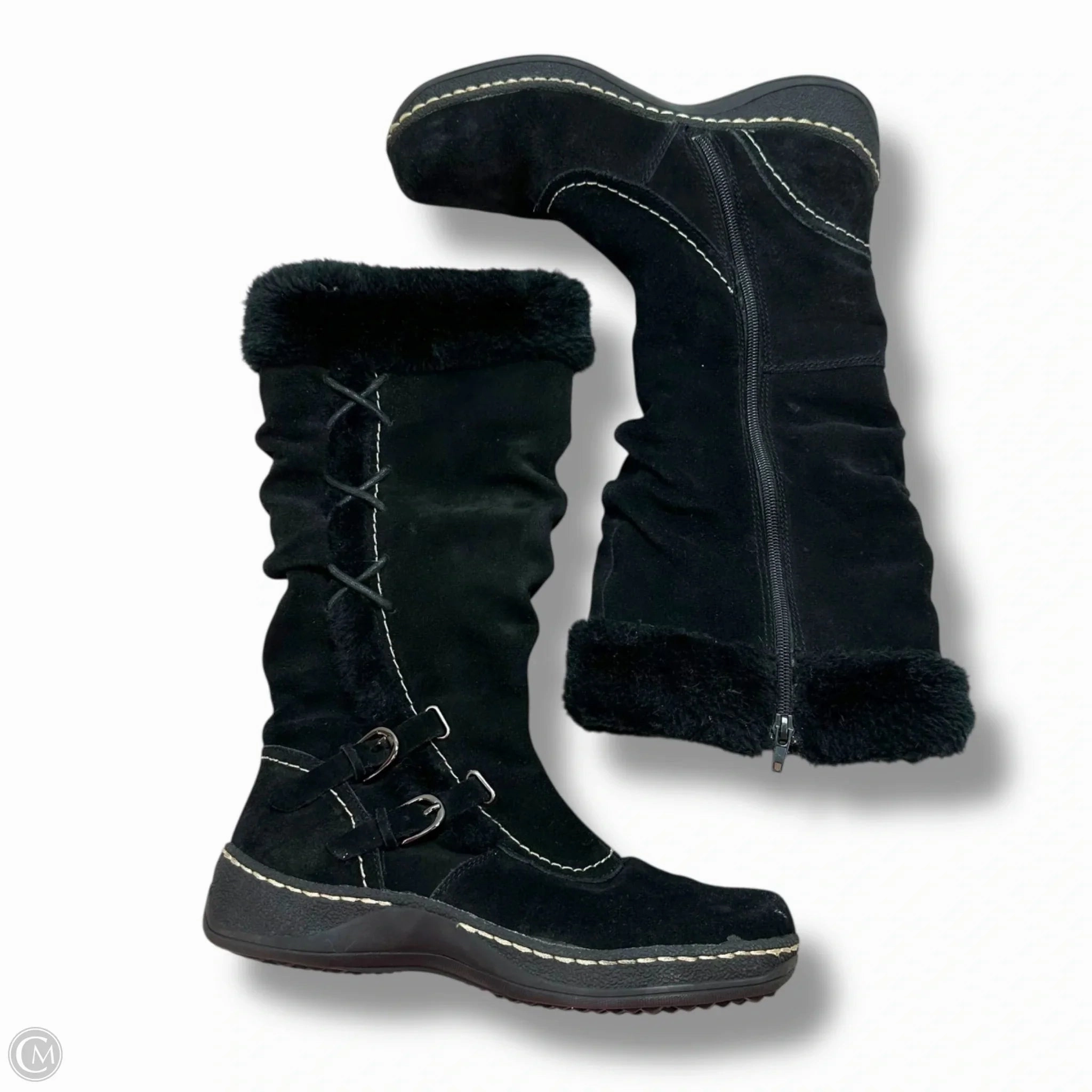 Boots Snow By Bare Traps In Black, Size: 8.5 Boots For Huge Calves