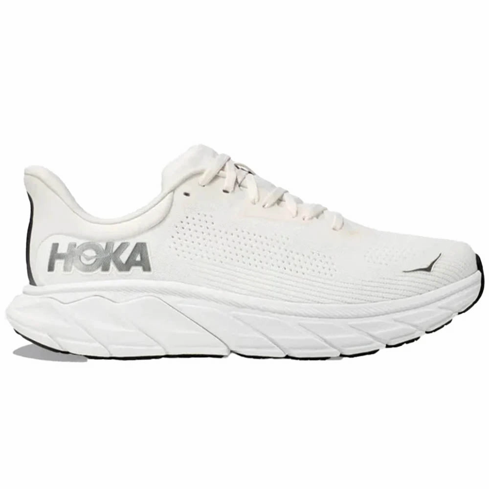 Men's Hoka Arahi 7, Blanc De Blanc/Steel Wool, 9 2E Wide Best Alternative To