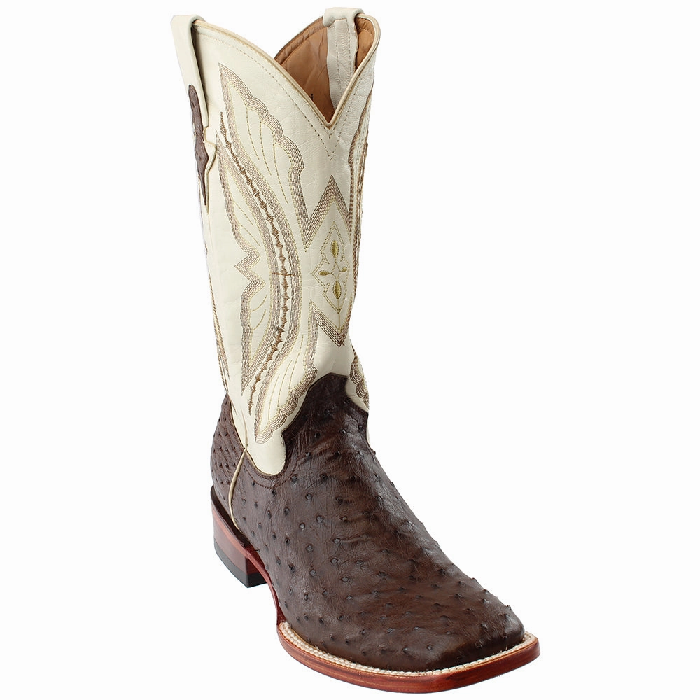 Hunter Tall Rain Boots Colt Full Quill Ostrich Square Toe Cowboy Boots