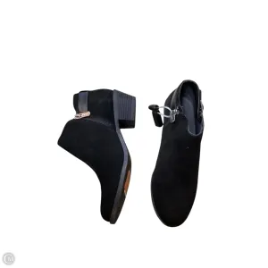 Leather Ankle Boots With Lug Soles Boots Ankle Heels By Vionic In Black, Size: 7