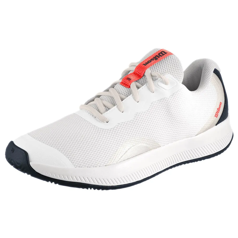 Comfortable Tennis Shoes Wilson Women's Intrigue Lite - White/Navy Blazer
