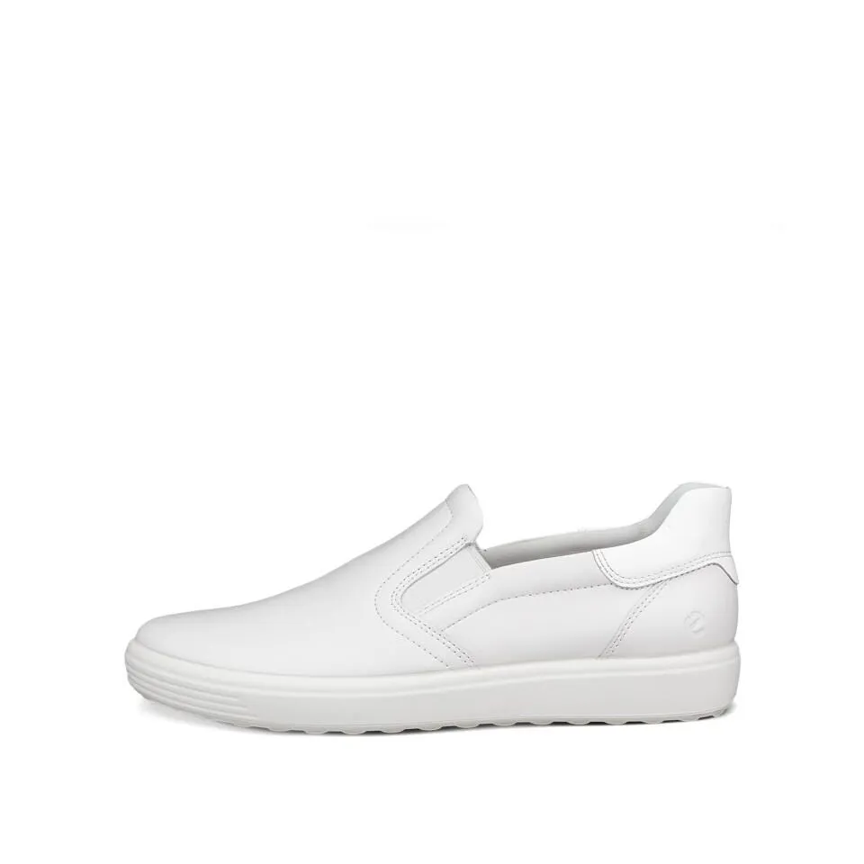 Slip-on Walk Ecco Women's Soft 7 Easy Slip On Shoe - White/Patent White